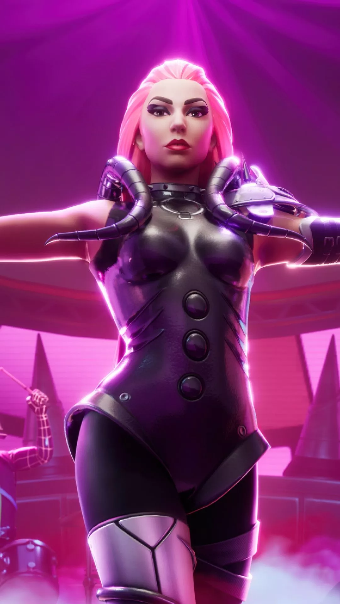 Lady Gaga Wallpaper 4K, Fortnite, Pink