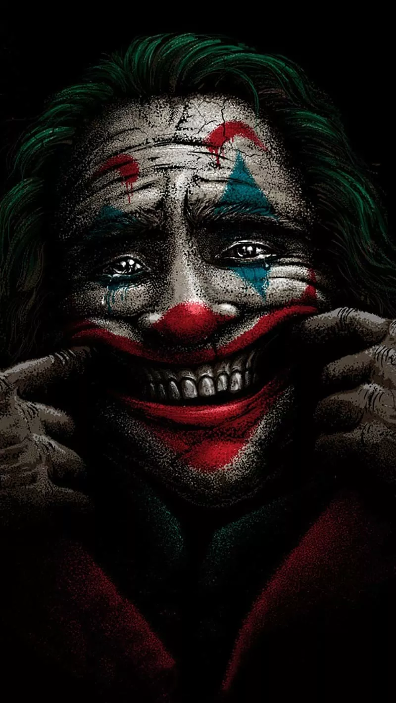 Joker Fake Smile, joker, fake smile, bad joker, animation, actor, HD phone wallpaper