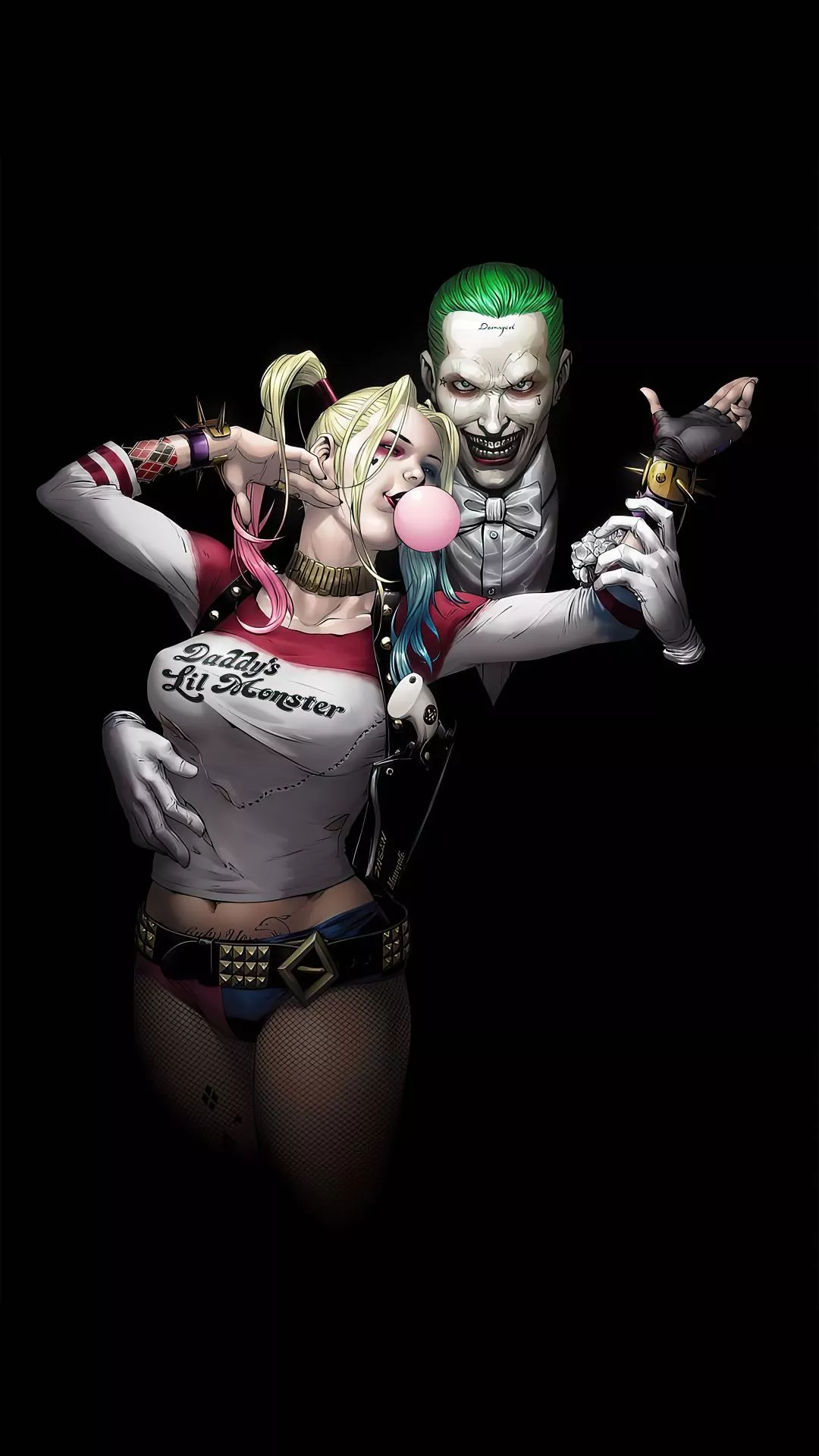 Joker and Harley Quinn iPhone