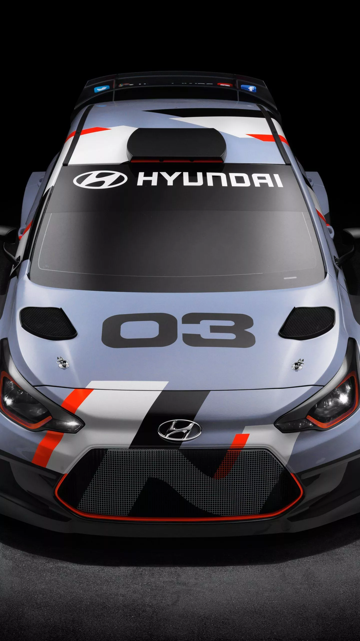 Hyundai I20 WRC Concept Phone Wallpaper