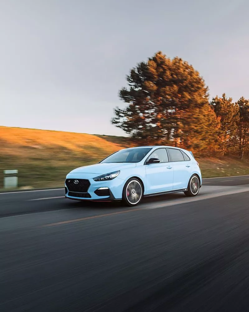 Hyundai n, hyundai, car, road, HD phone