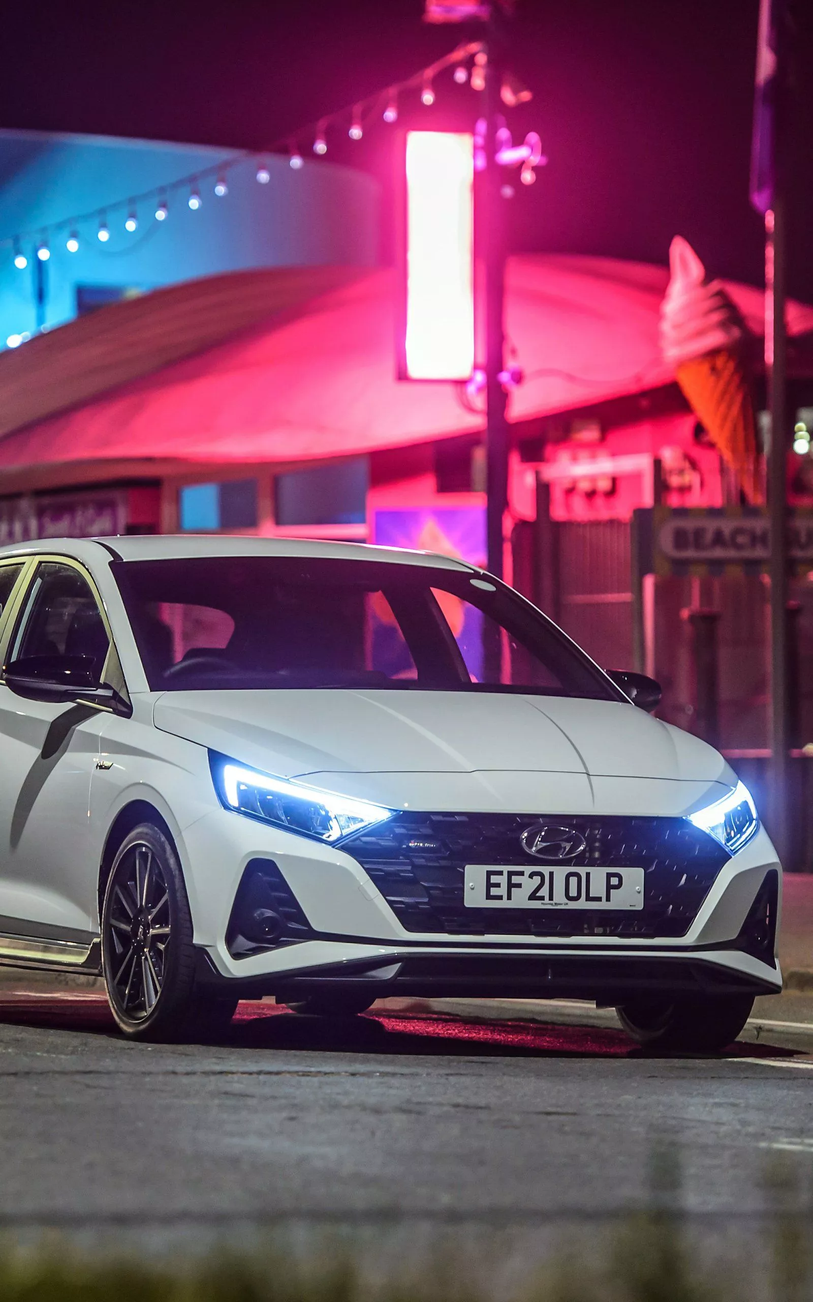 Vehicle Hyundai I20 N Line Phone Wallpaper