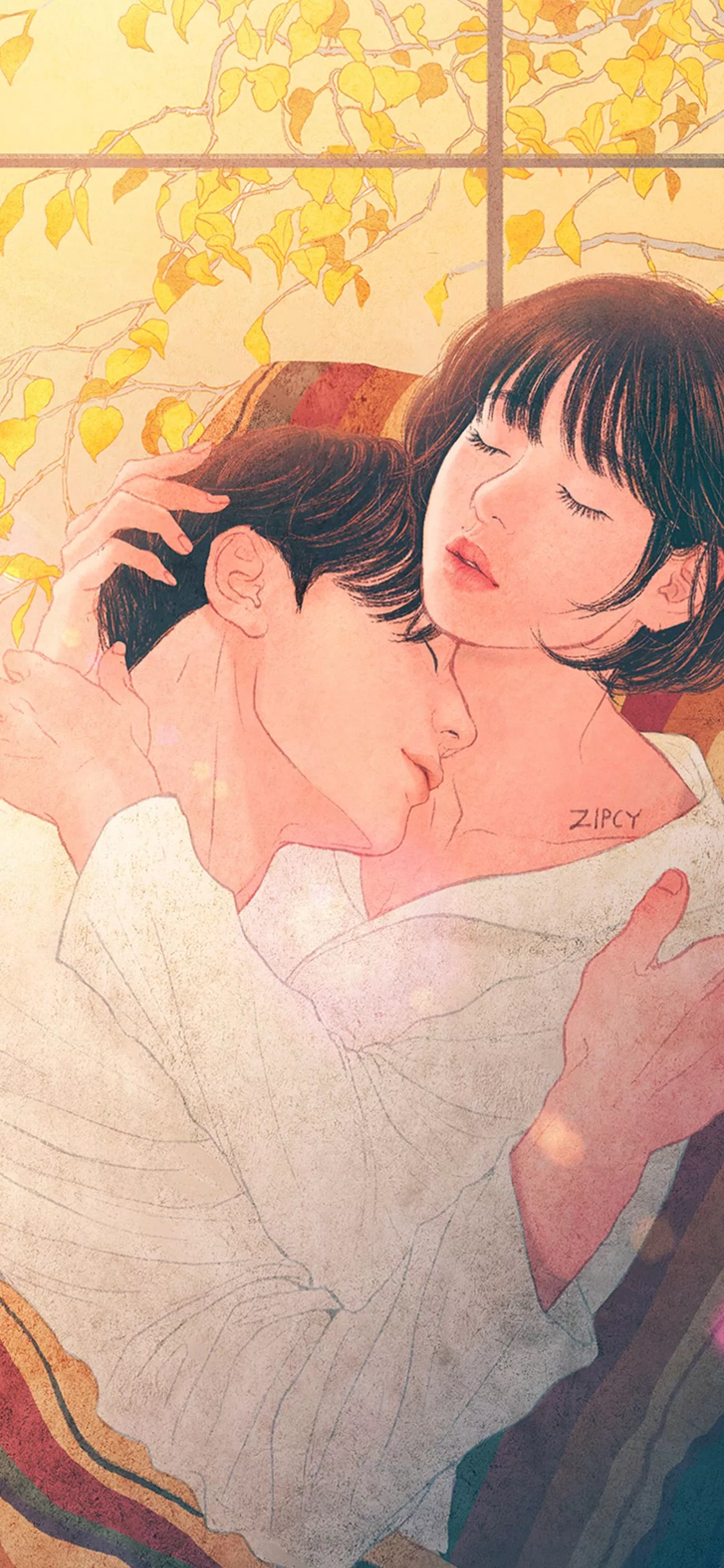 Zipcy Love Couple Art Illustration