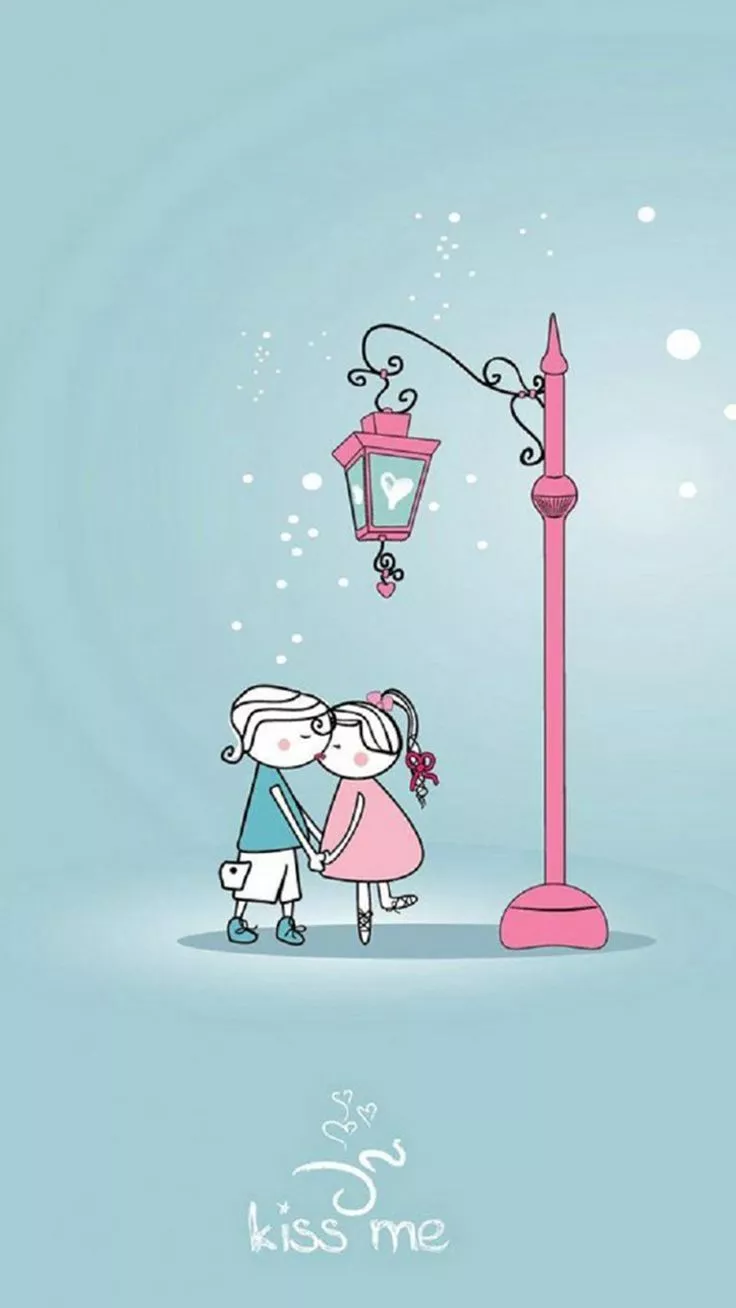 Anime Cartoon Sweet Lover Couple