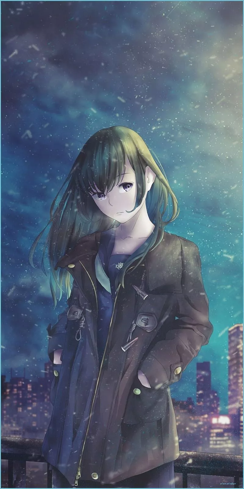 Sad Anime, Broken Anime Girl, HD phone