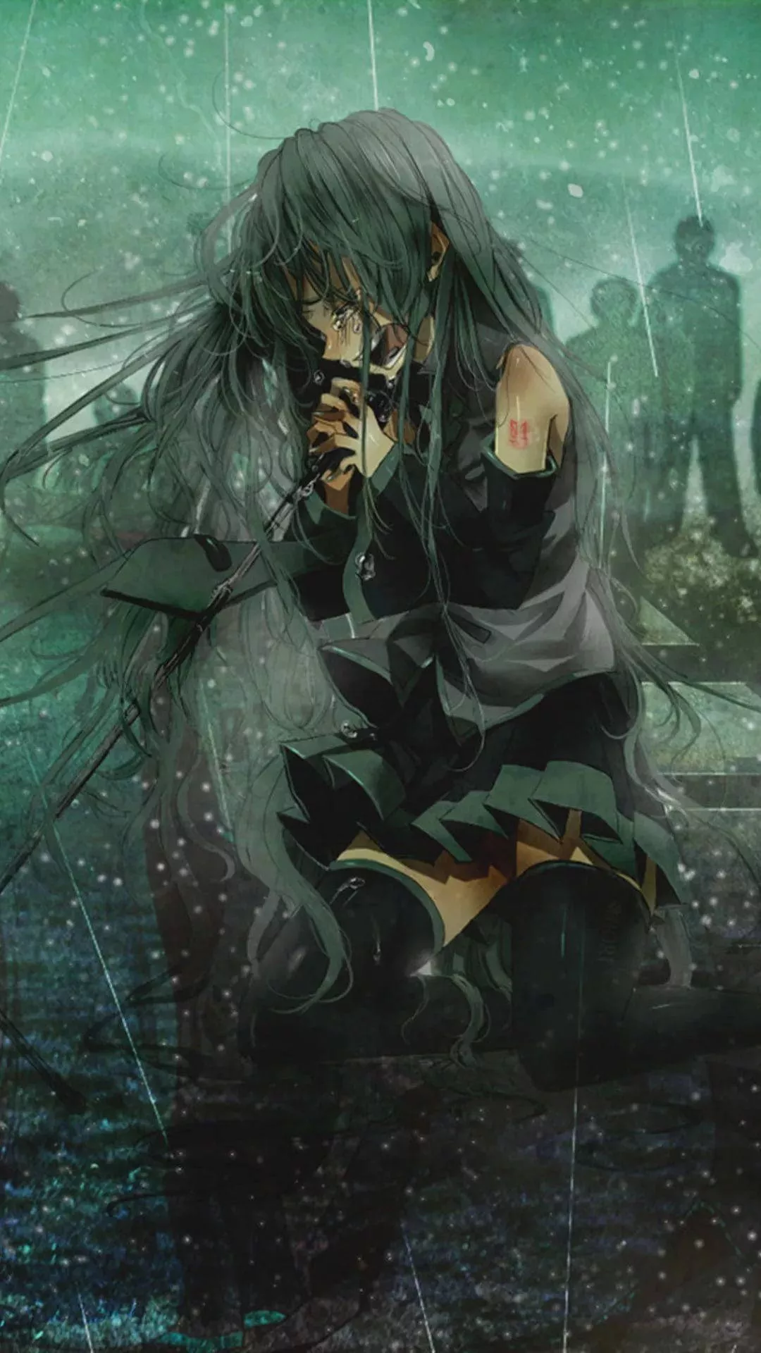 Download free Sad Aesthetic Anime Girl