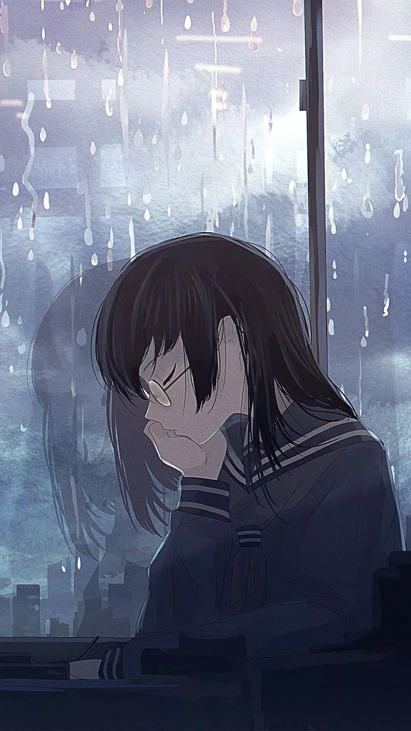 HD depressed girl wallpaper