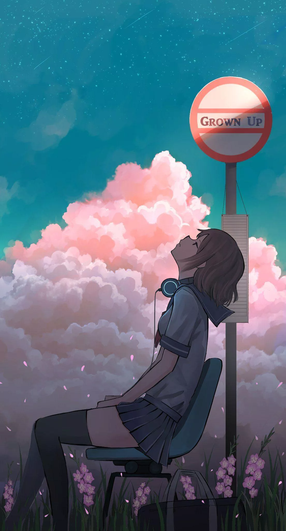 Sad Anime Girl Wallpaper APK