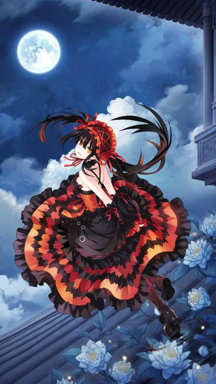 Date A Live Kurumi phone wallpaper