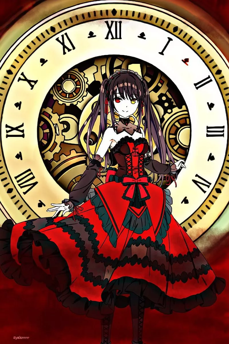 Tokisaki kurumi, dress, art, zaphkiel