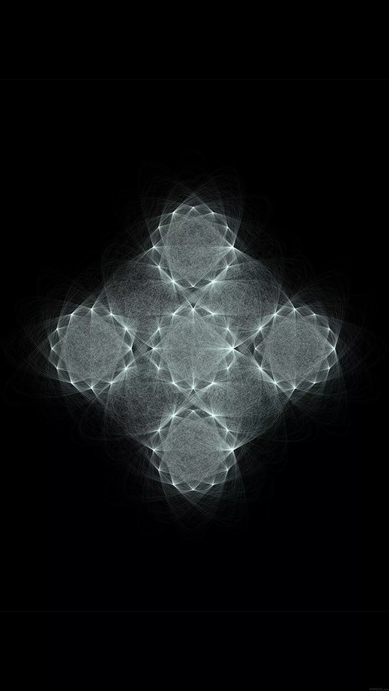 Wallpaper Crystal Math Pattern