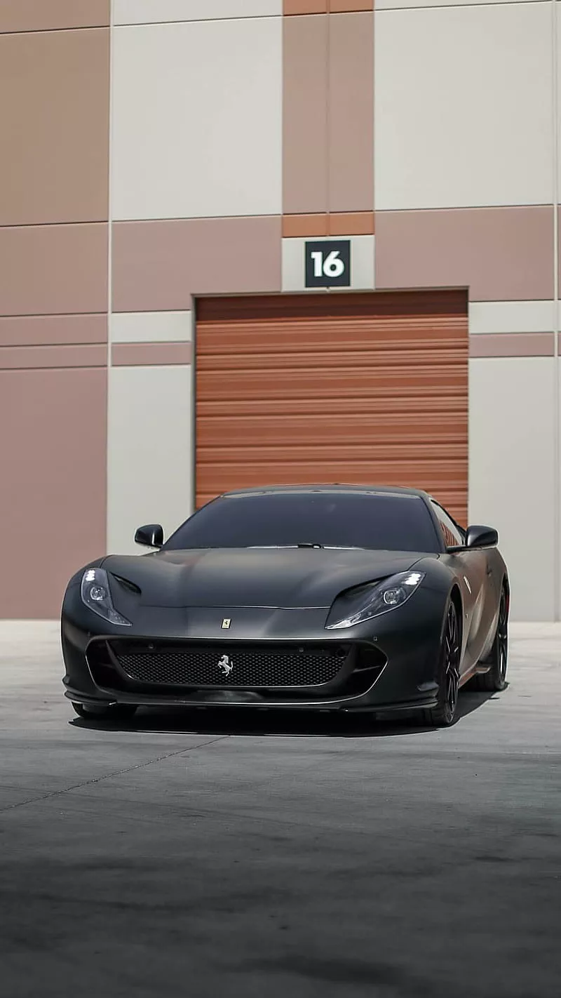 SUPERFAST, ferrari, black, new, car