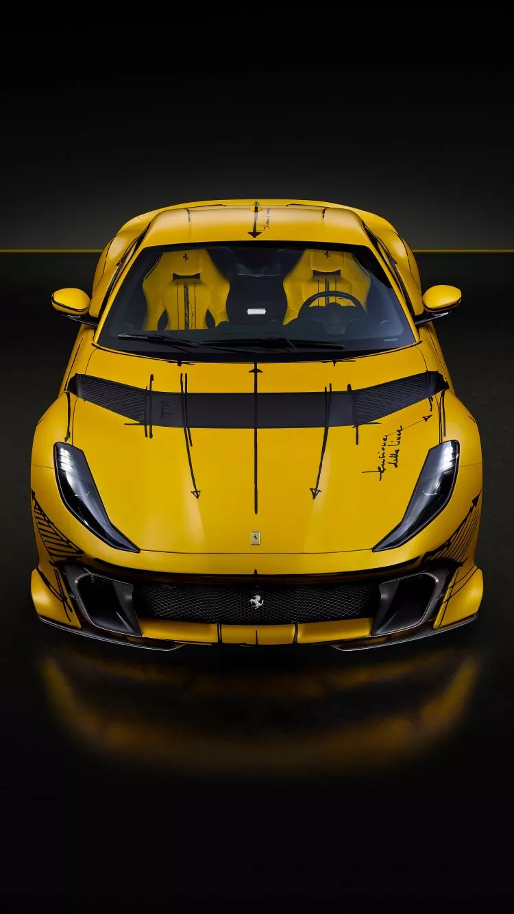 Download wallpaper 750x1334 ferrari 812