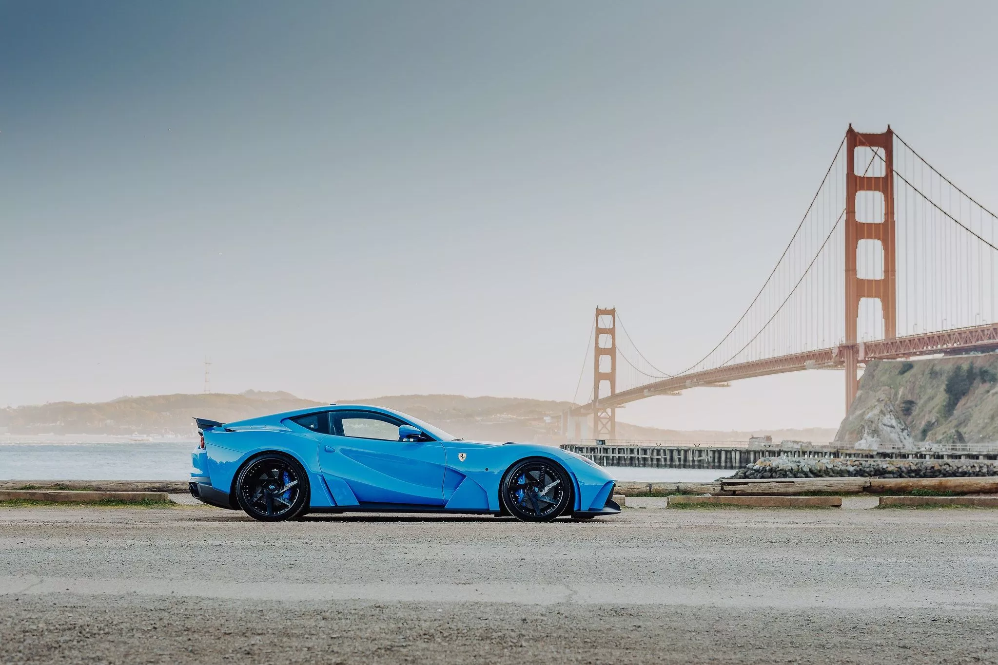 Wallpaper bridge, supercar, sports car