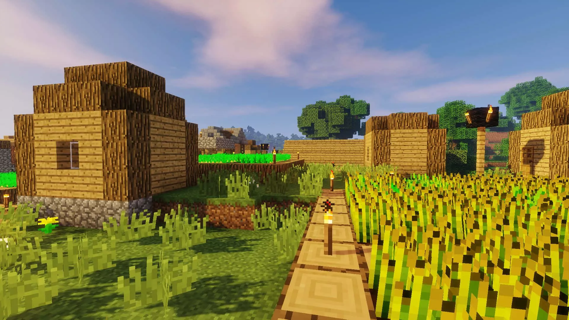 Minecraft Villages Wallpaper