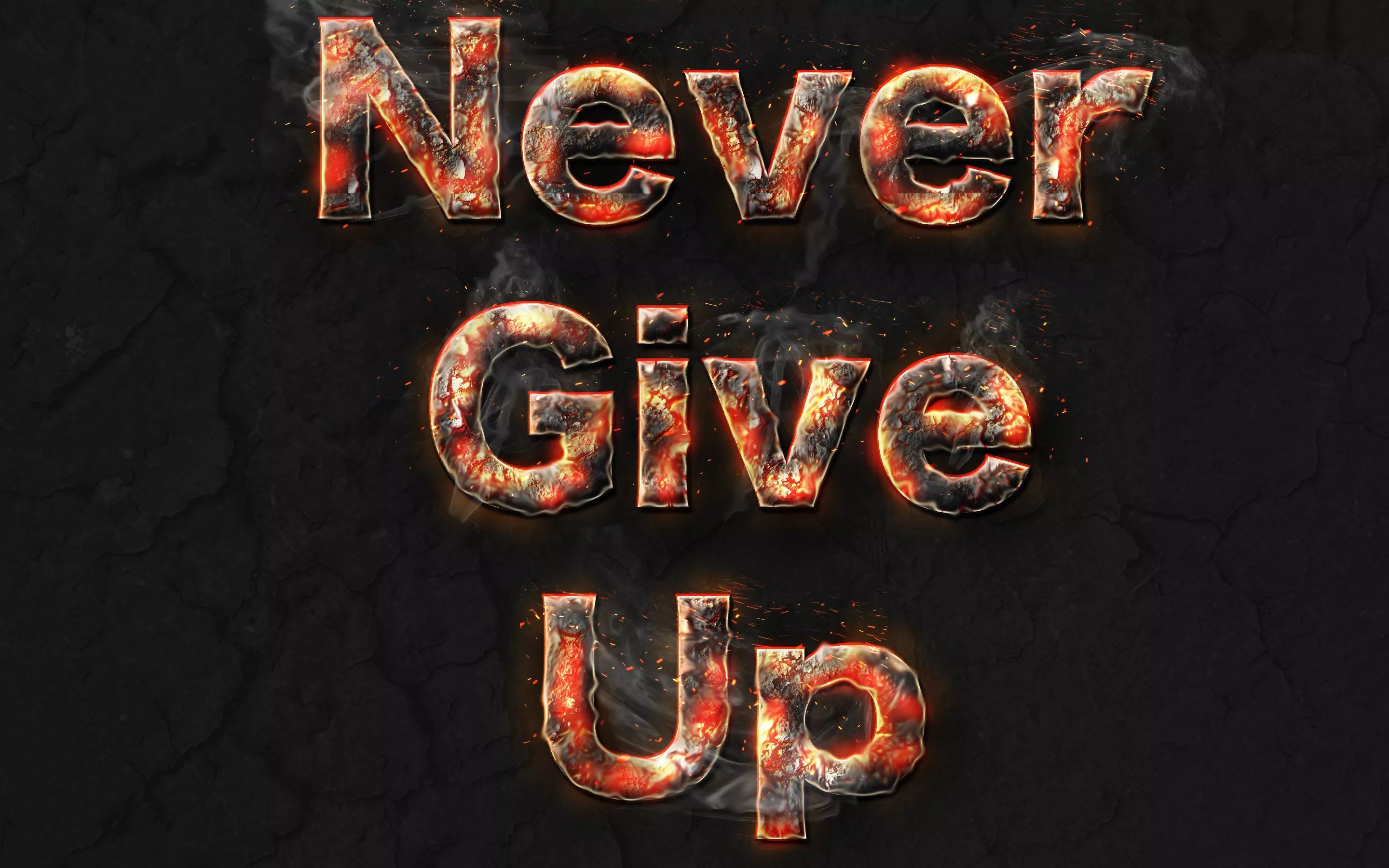 abstracto, Texto, Never, Give, Up Wallpaper HD / Desktop and Mobile Background