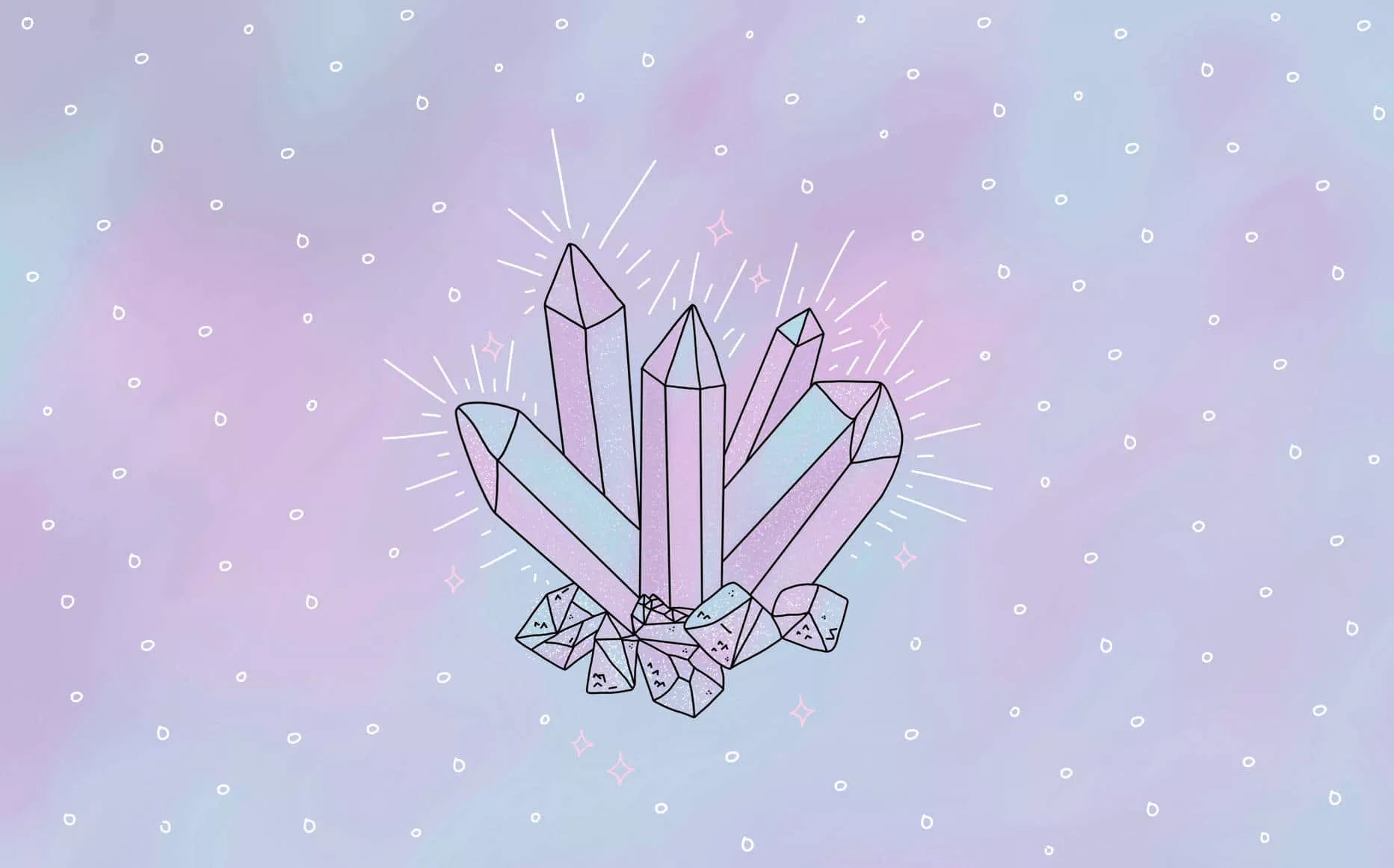 Pastel Crystal Wallpaper