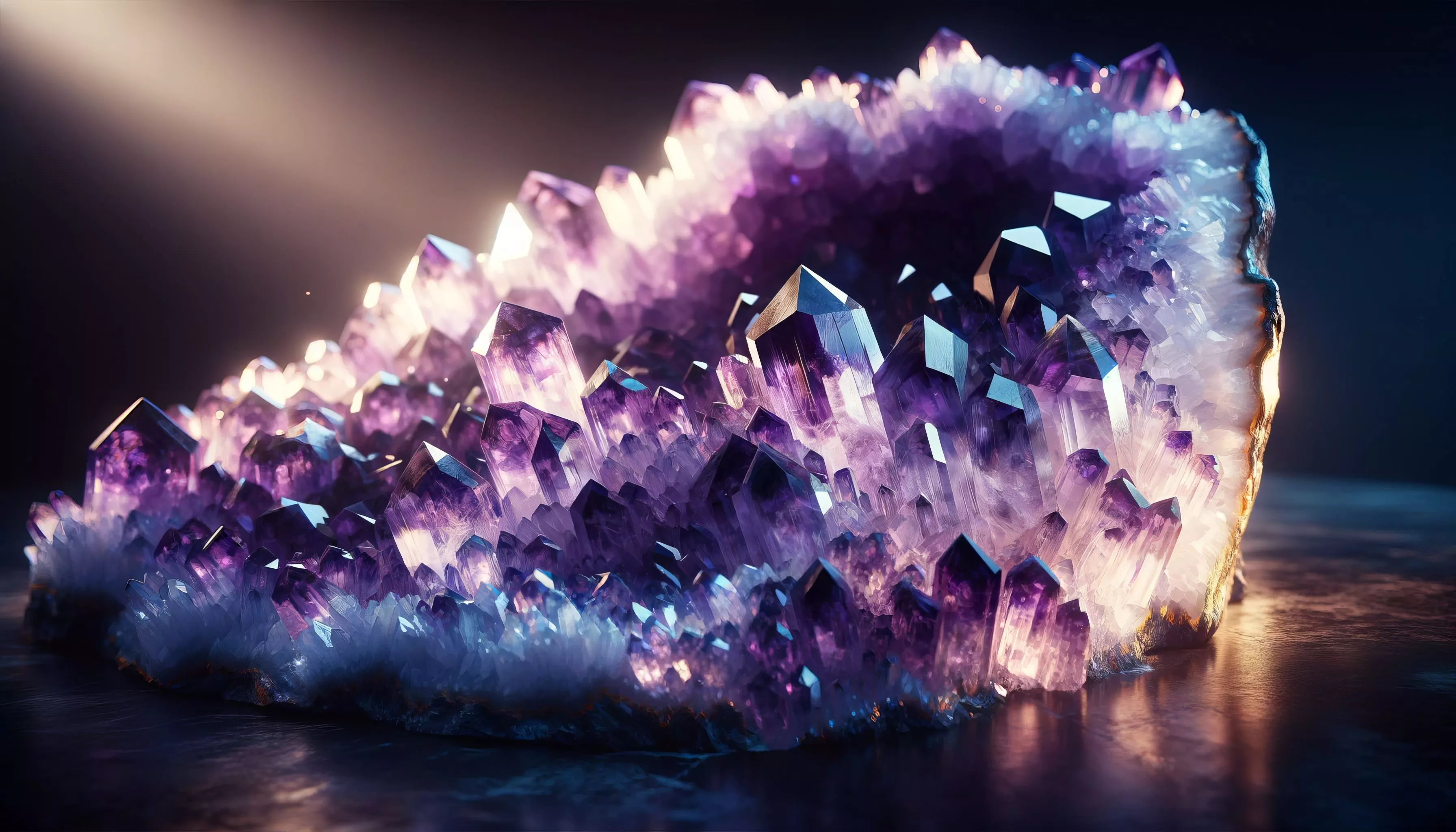 HD Amethyst Crystal Wallpaper