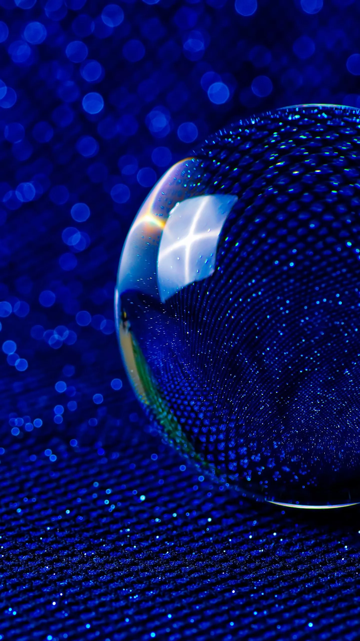 Crystal Ball Wallpaper 4K, Blue