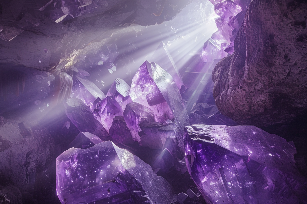 Download Crystal, Amethyst, Cave