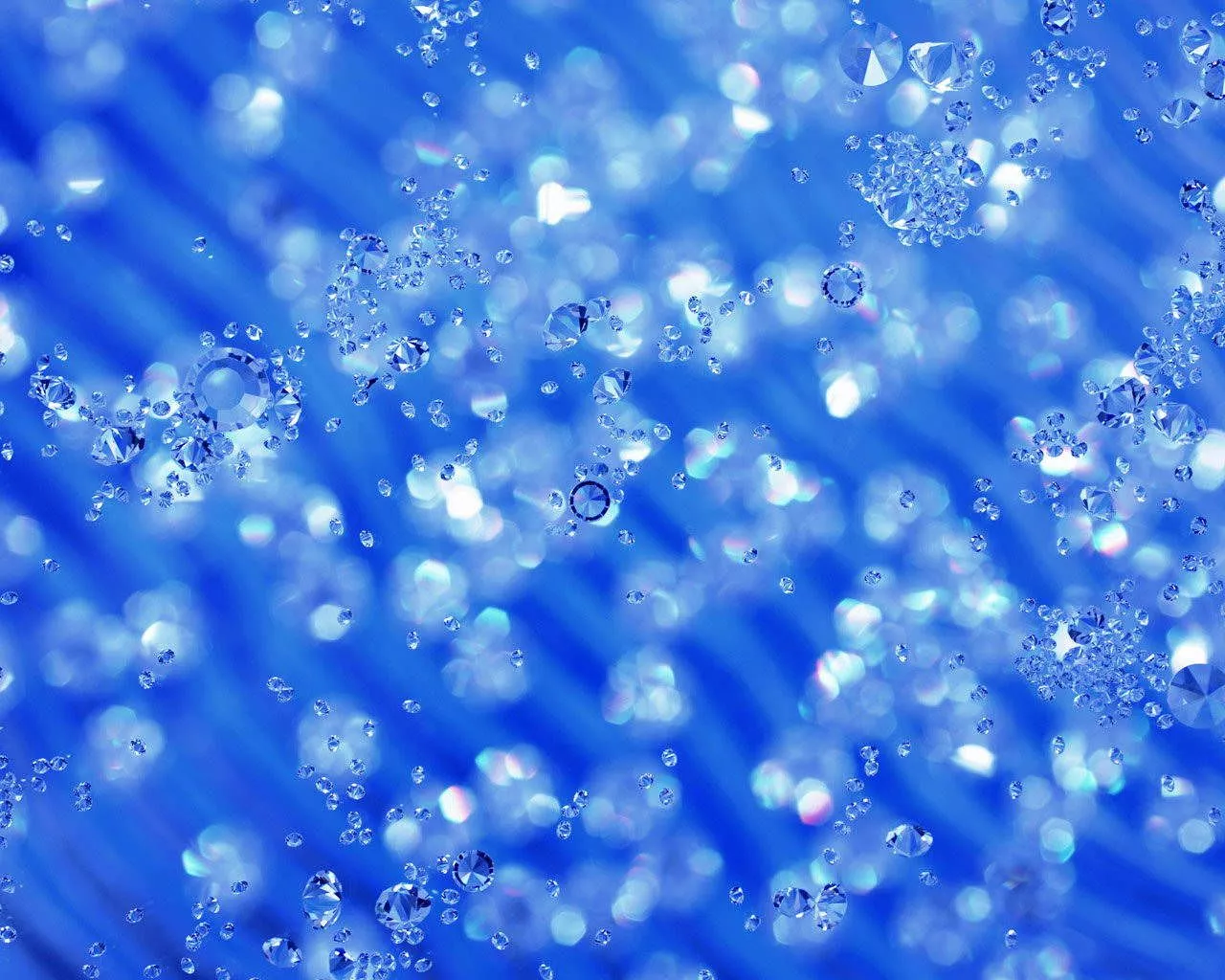 FREE Blue Crystal Wallpaper in PSD