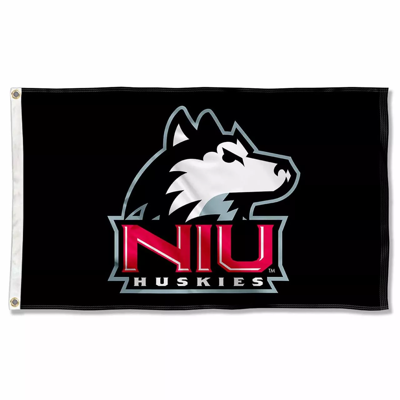 Northern Illinois Huskies Black Logo