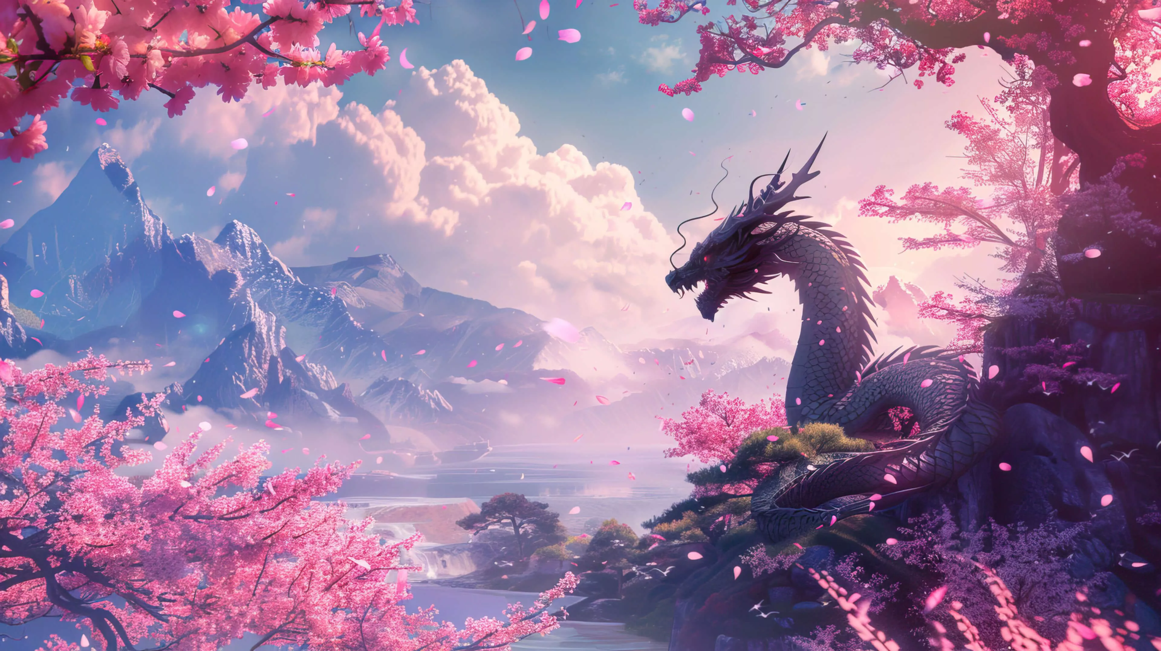 Anime Dragon Wallpaper, Free, 4k