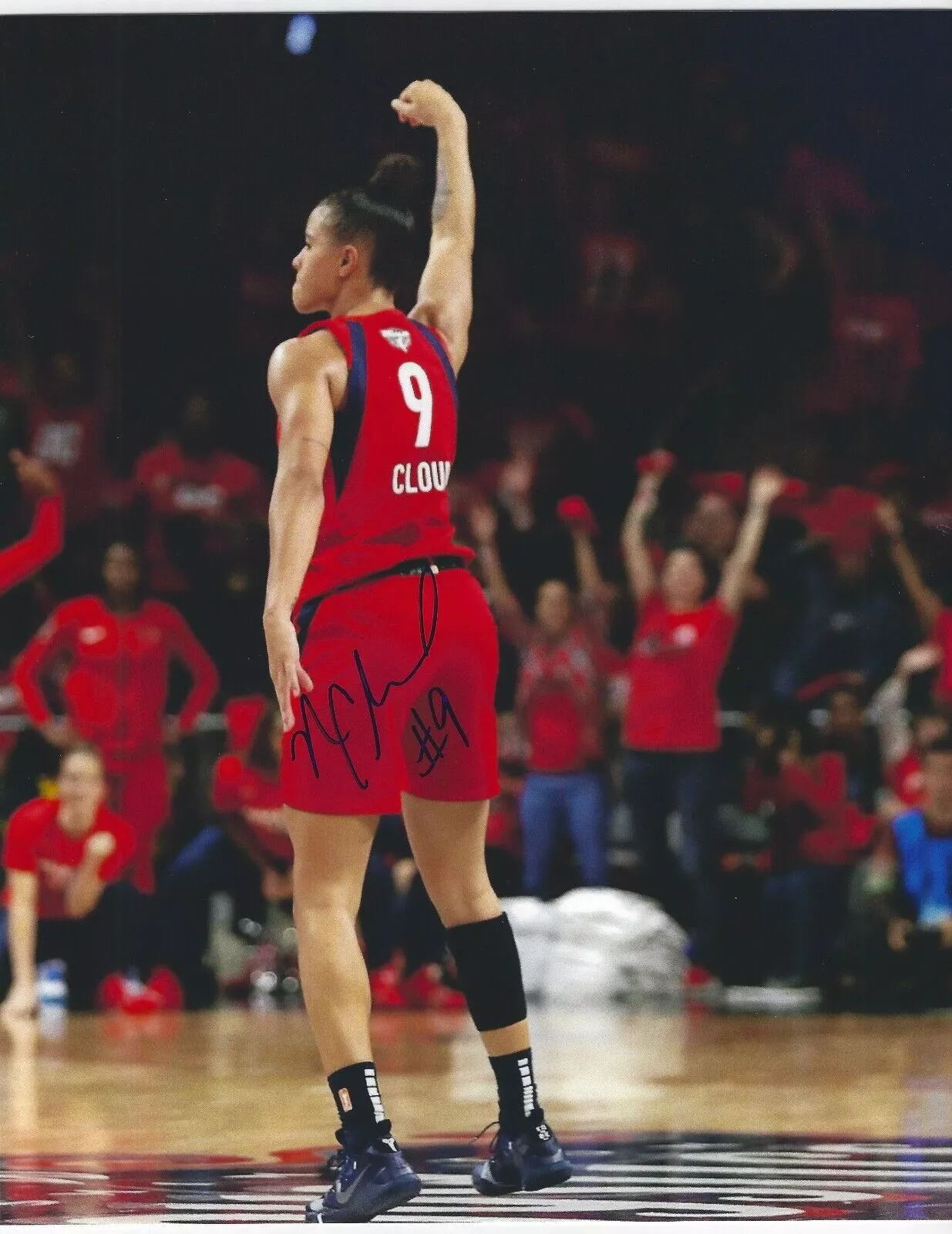 NATASHA CLOUD Signed 8 x 10 Photo WNBA