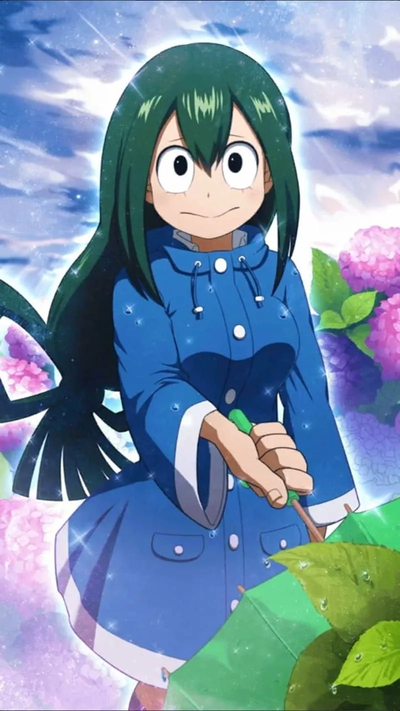Tsuyu Asui, mha, HD phone wallpaper