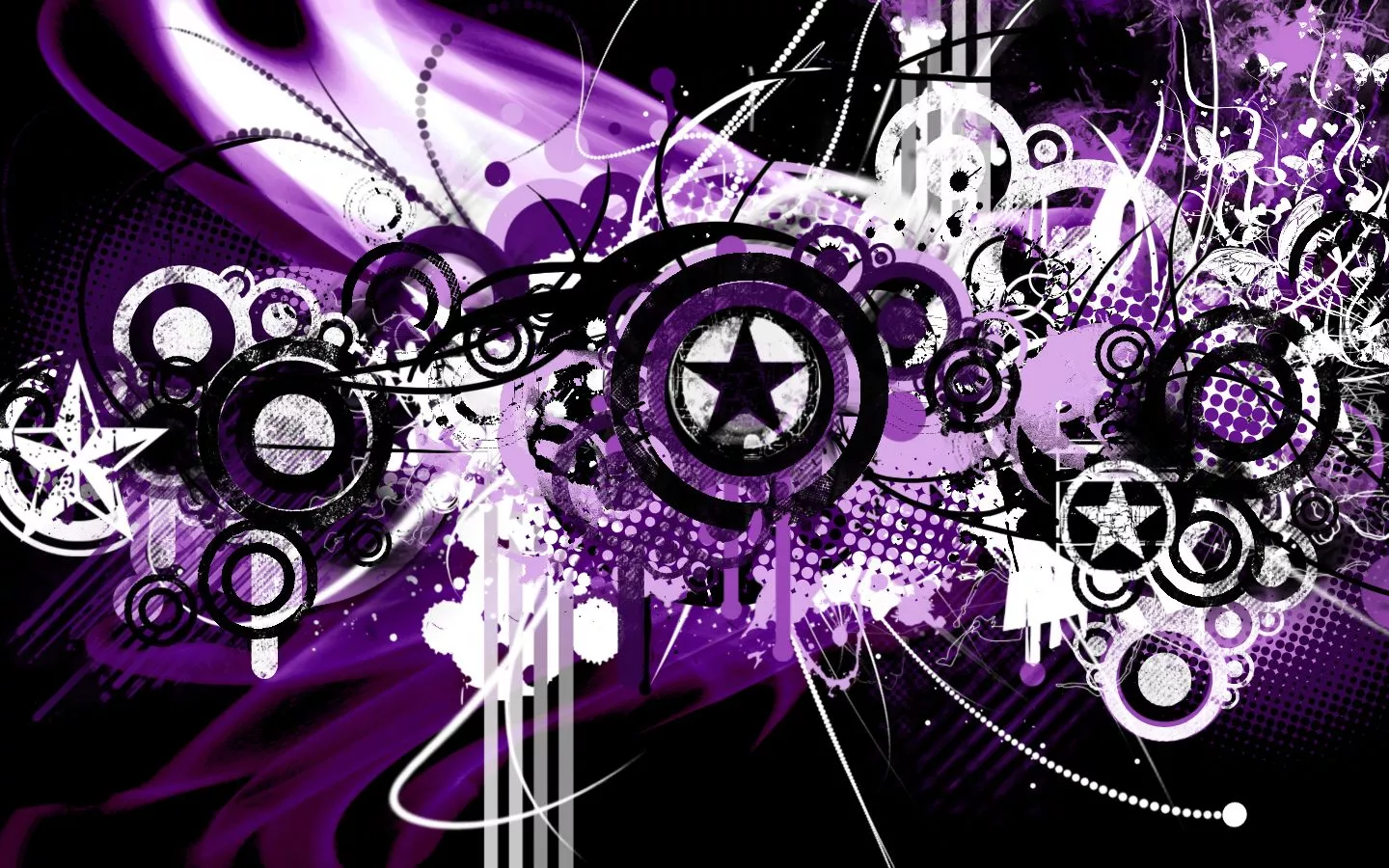 Y2k Purple Wallpaper