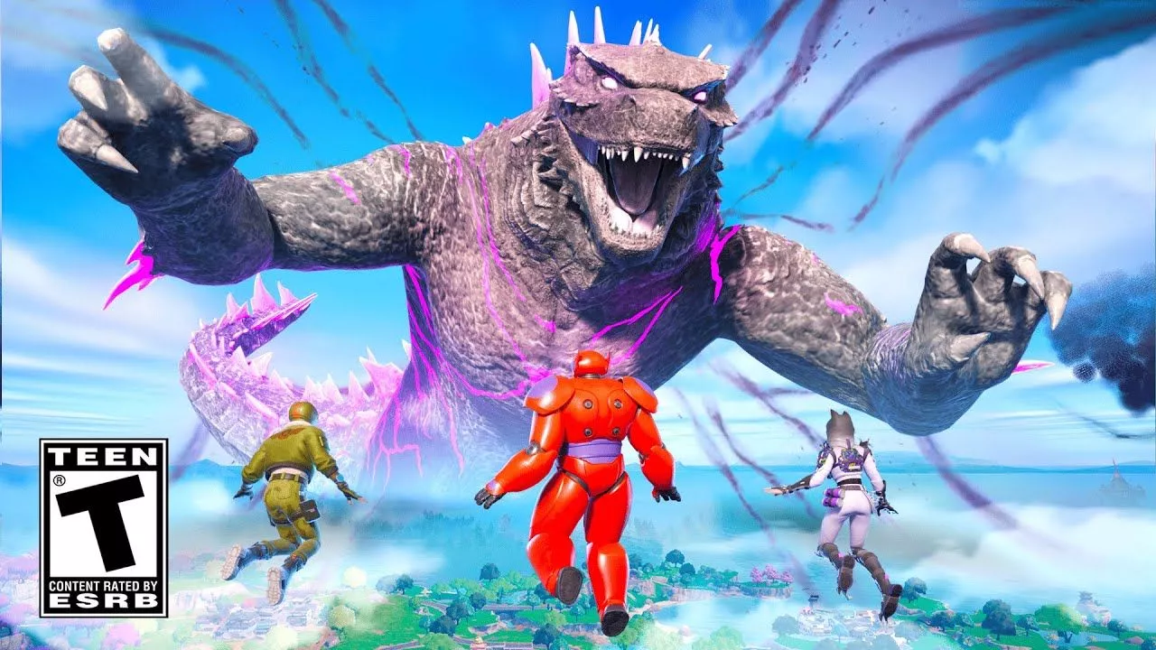 Fortnite Godzilla Boss Early!