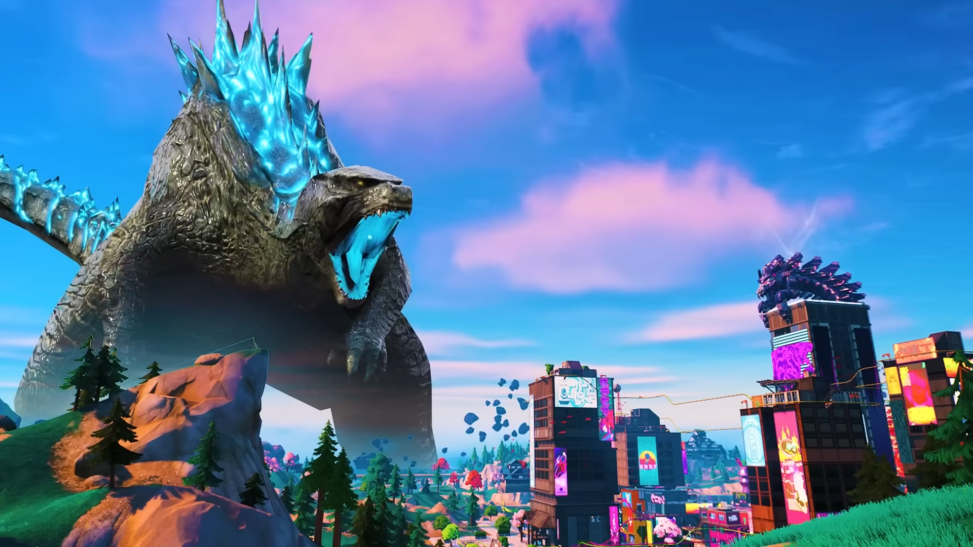 Fortnite godzilla wallpapers wallpaper cave