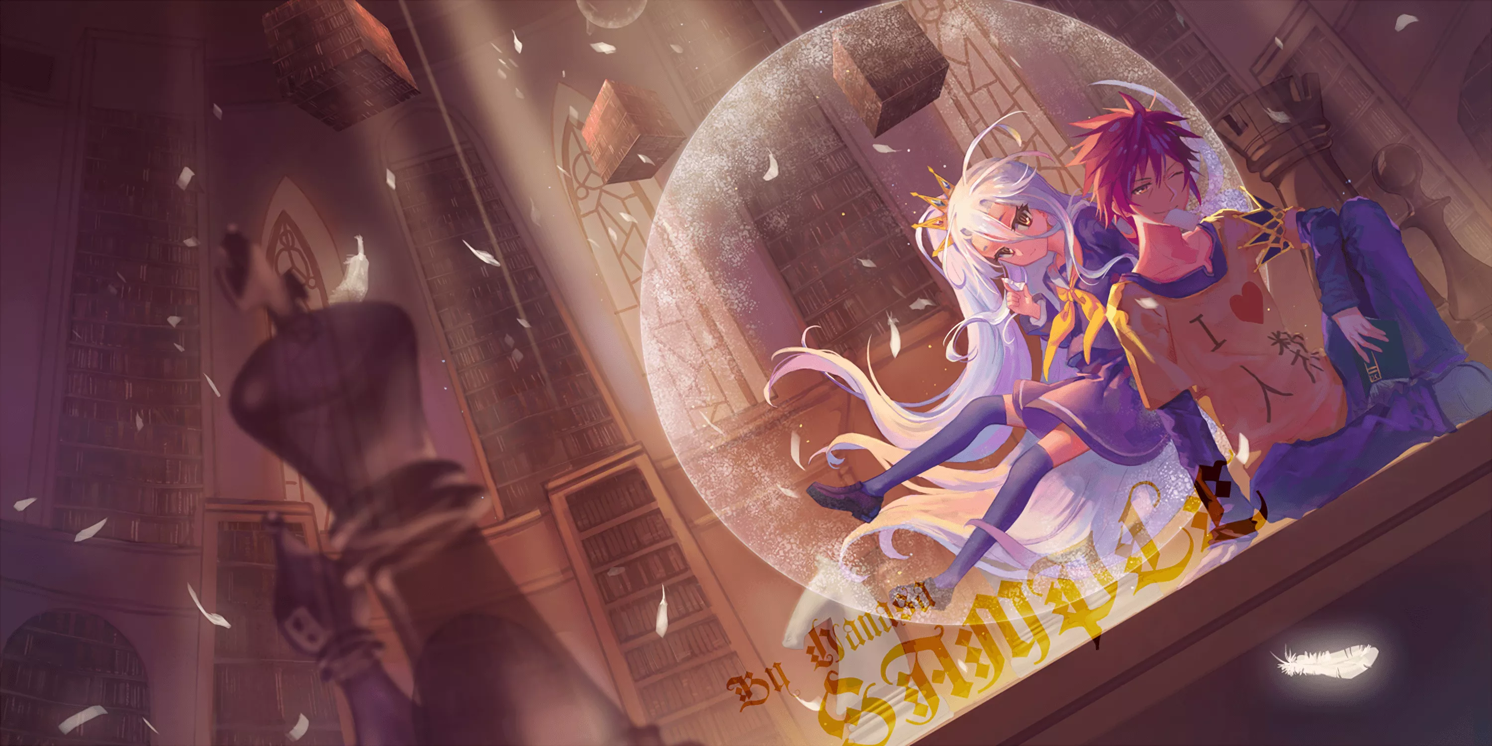 No Game No Life HD Wallpaper: Shiro