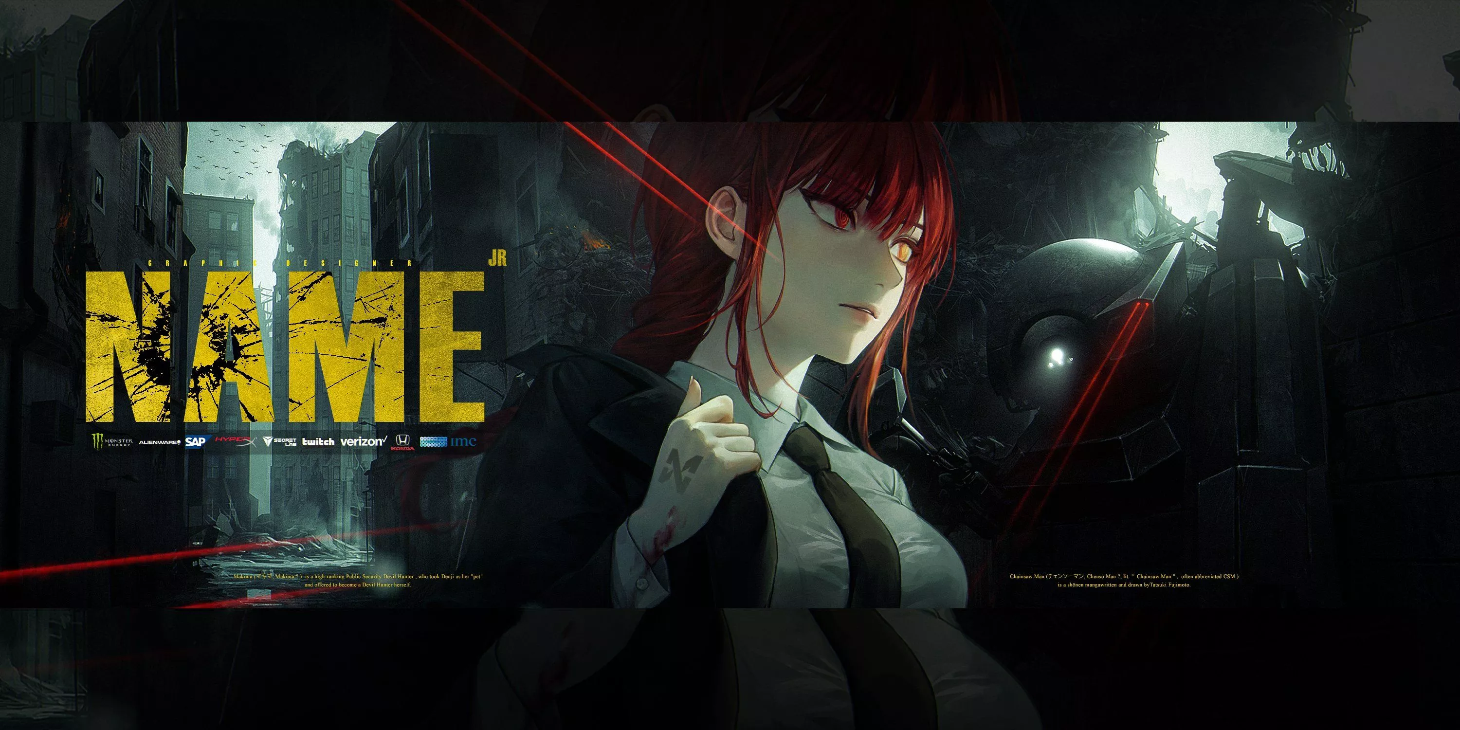 Anime, Chainsaw Man Twitter header