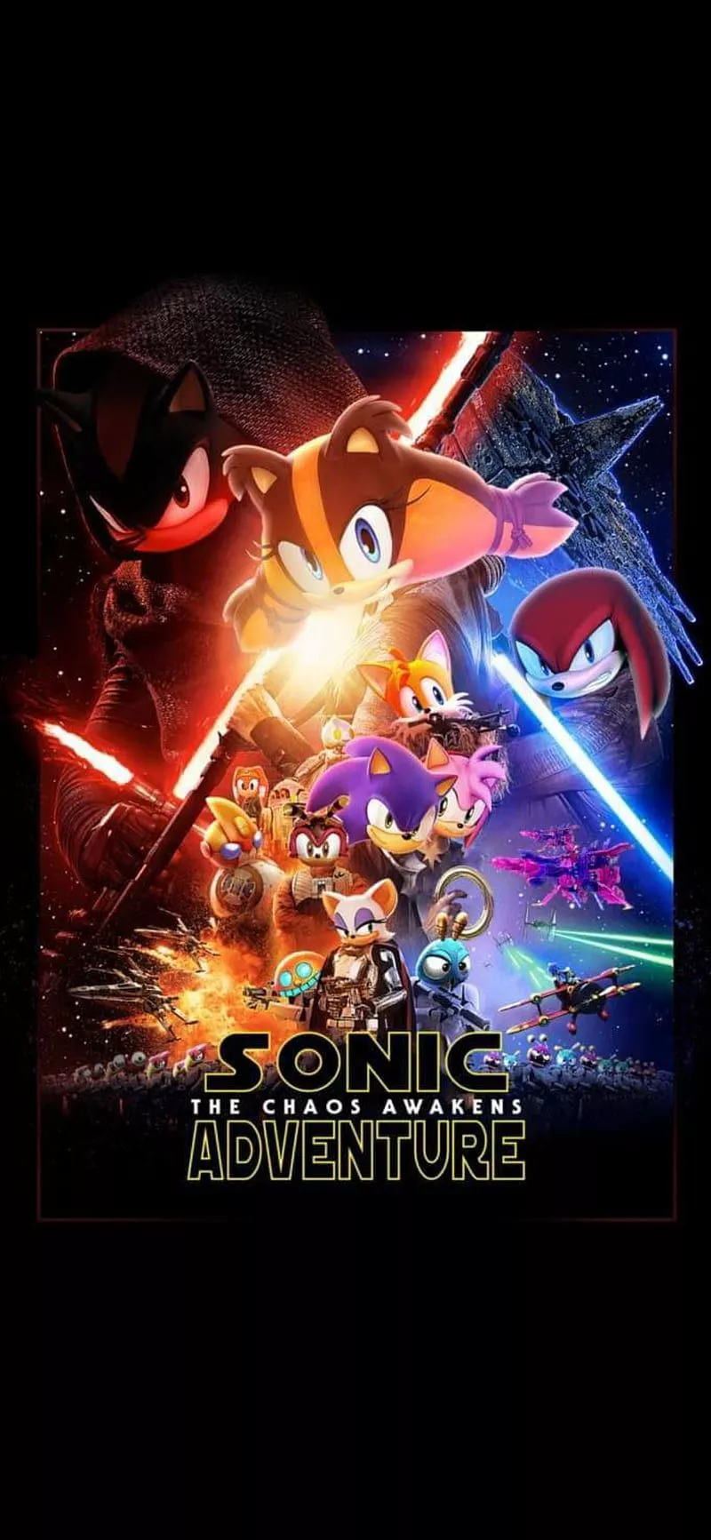 Sonic, amy, knuckles, rouge, shadow