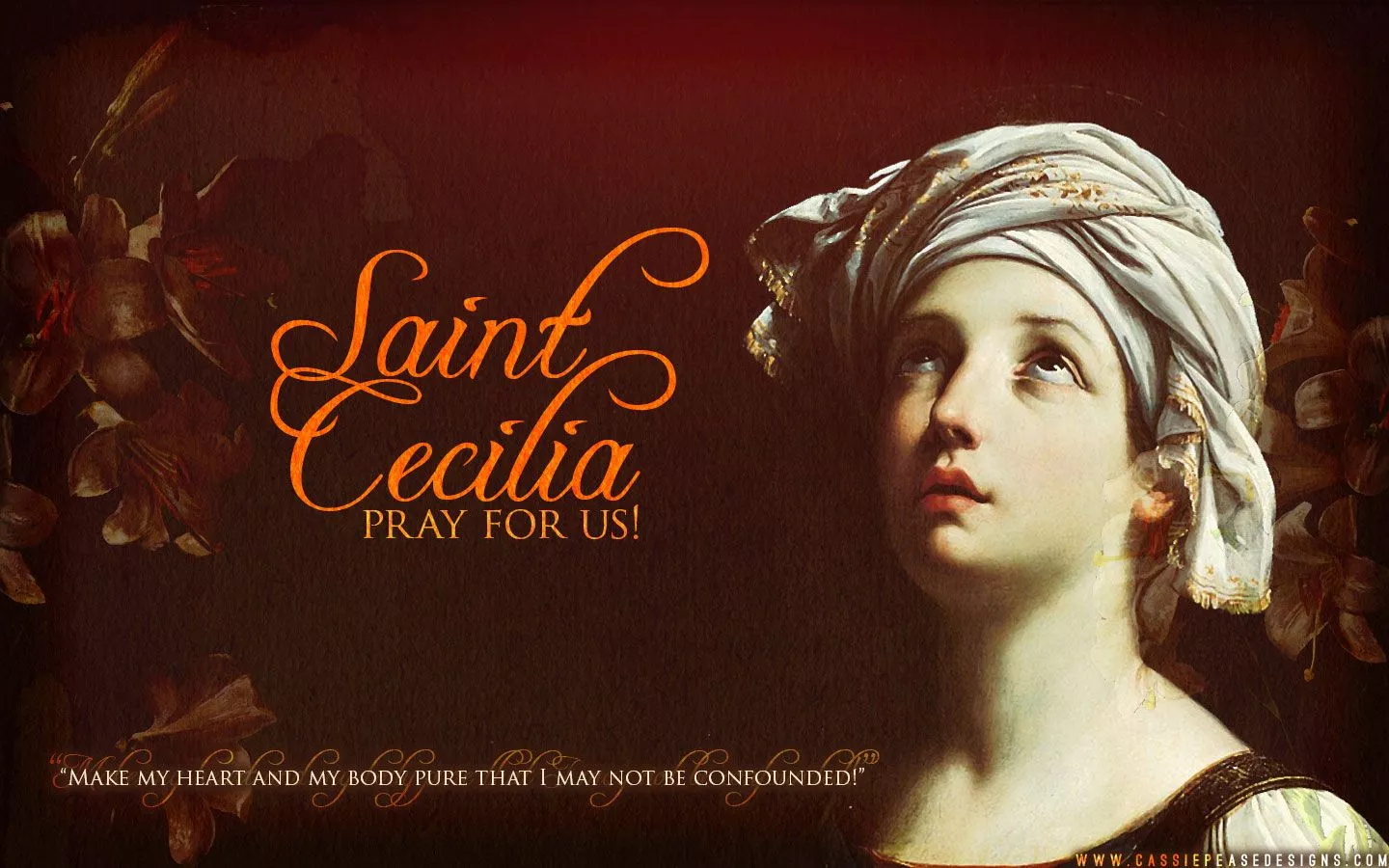 St. Cecilia Desktop Wallpaper. Cassie