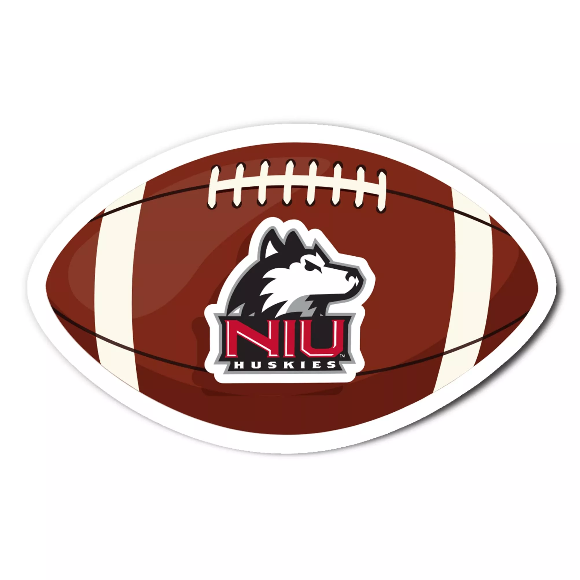 Car Scrapbook Football Logo Sticker