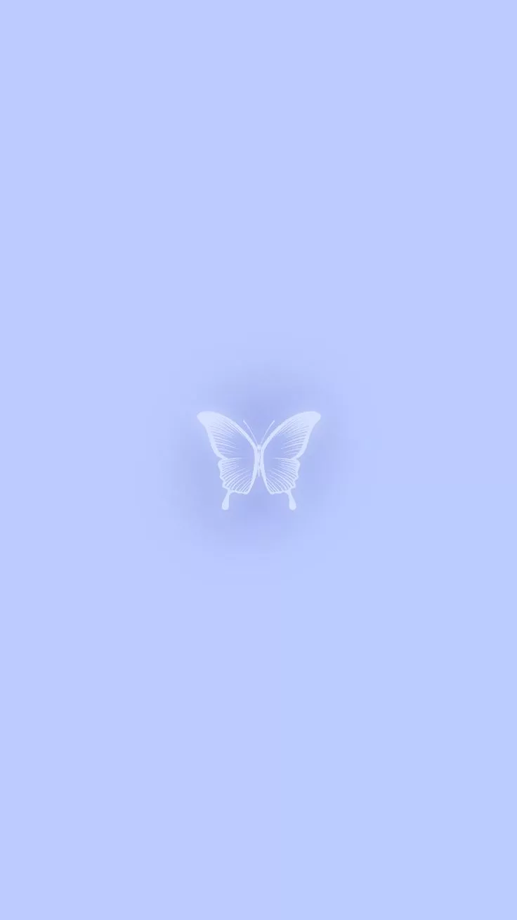 light blue butterfly aura wallpaper