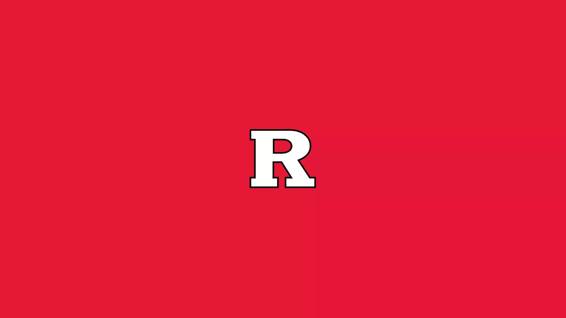 Download Rutgers White R Logo Wallpaper