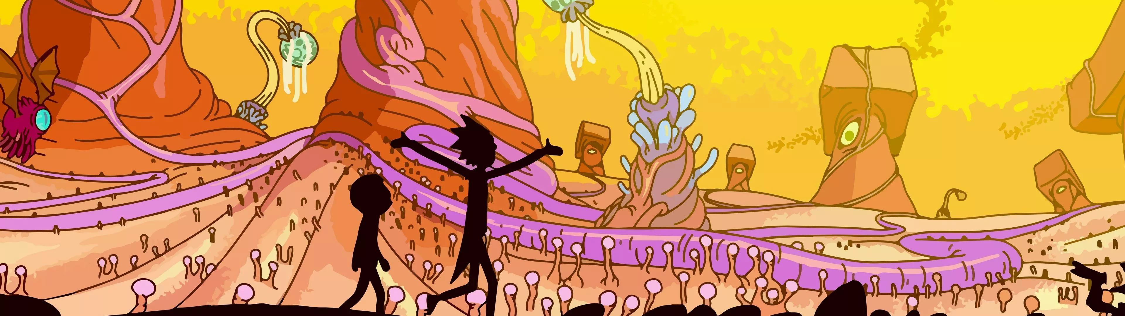 Morty Wallpaper 4K, Cartoon, Rick Sanchez