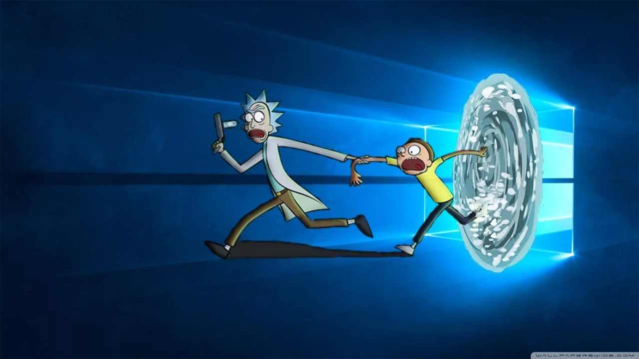 Rick y Morty windows Ultra HD Wallpaper