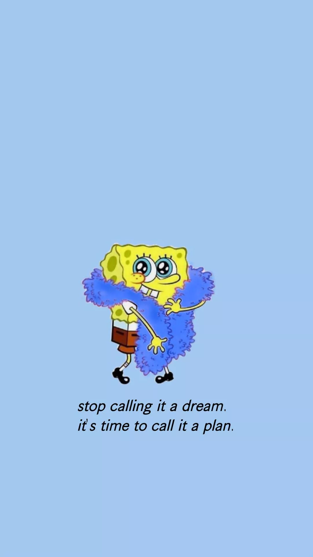 Cute Spongebob Aesthetic Quote