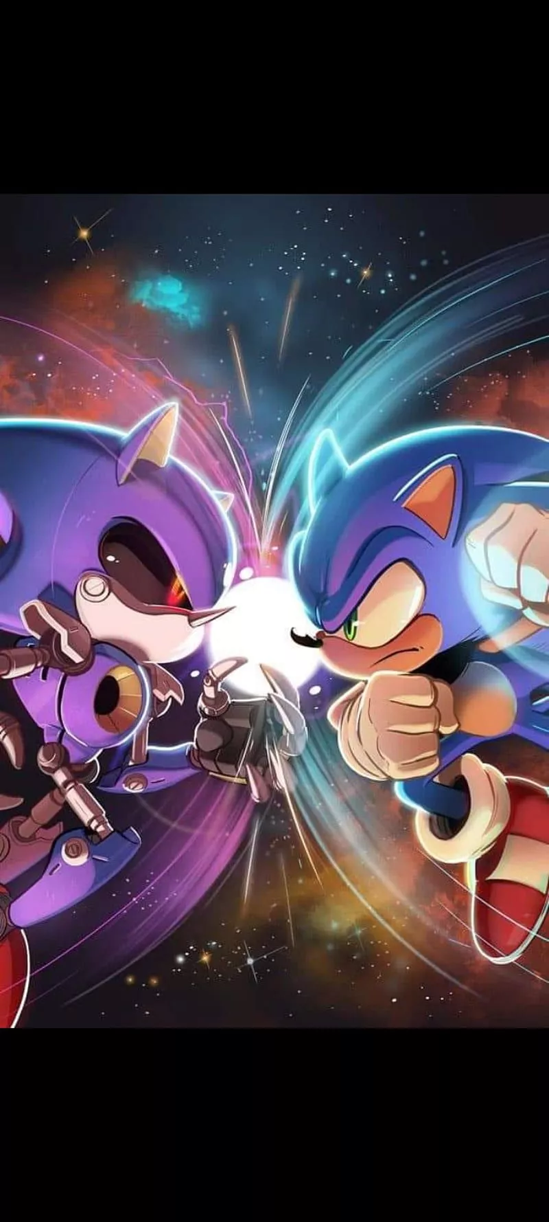 Sonic Vs Metal, HD phone wallpaper