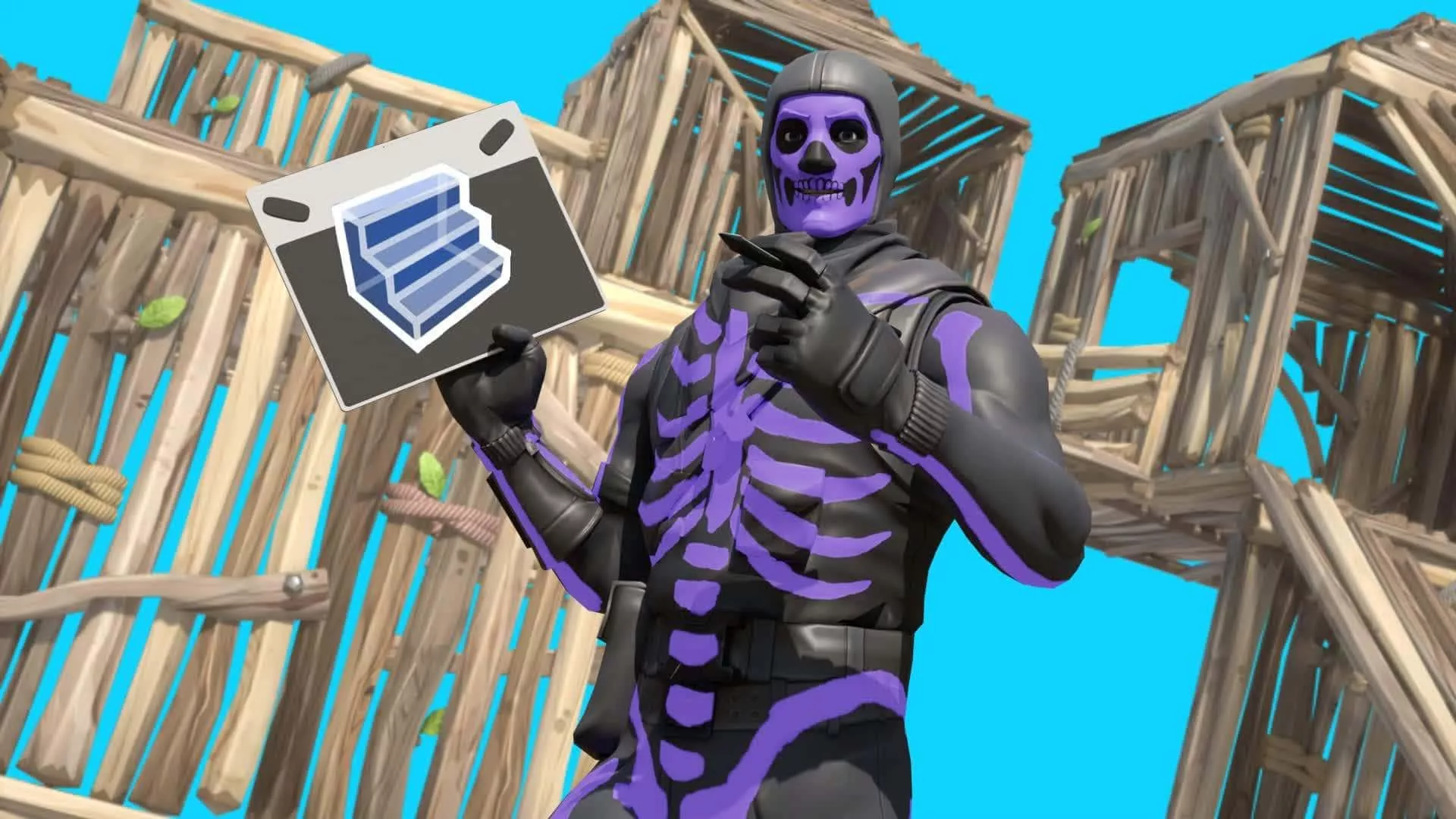 Purple Skull Trooper Wallpaper