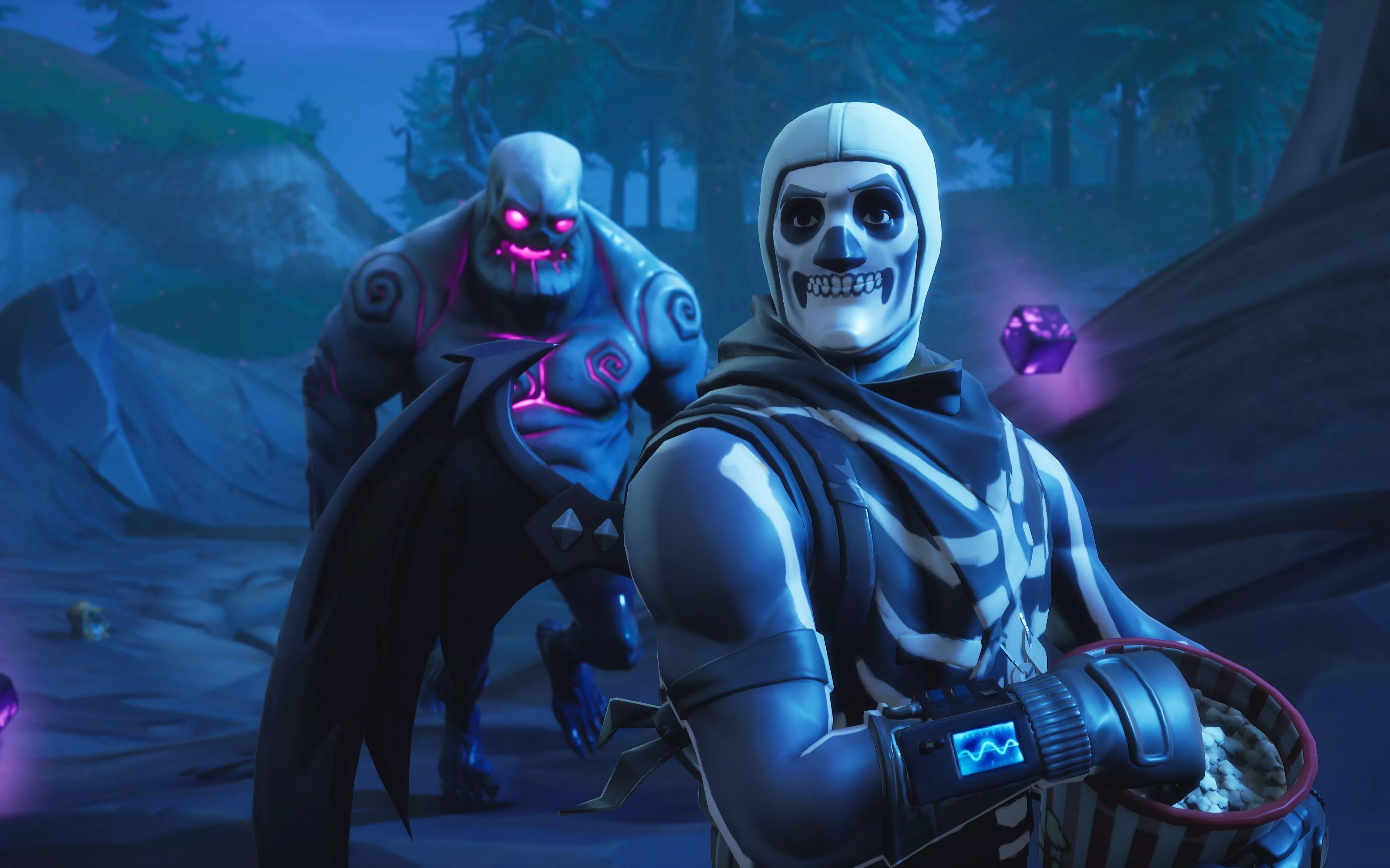 Skull Trooper Fortnite Battle Royale 4K