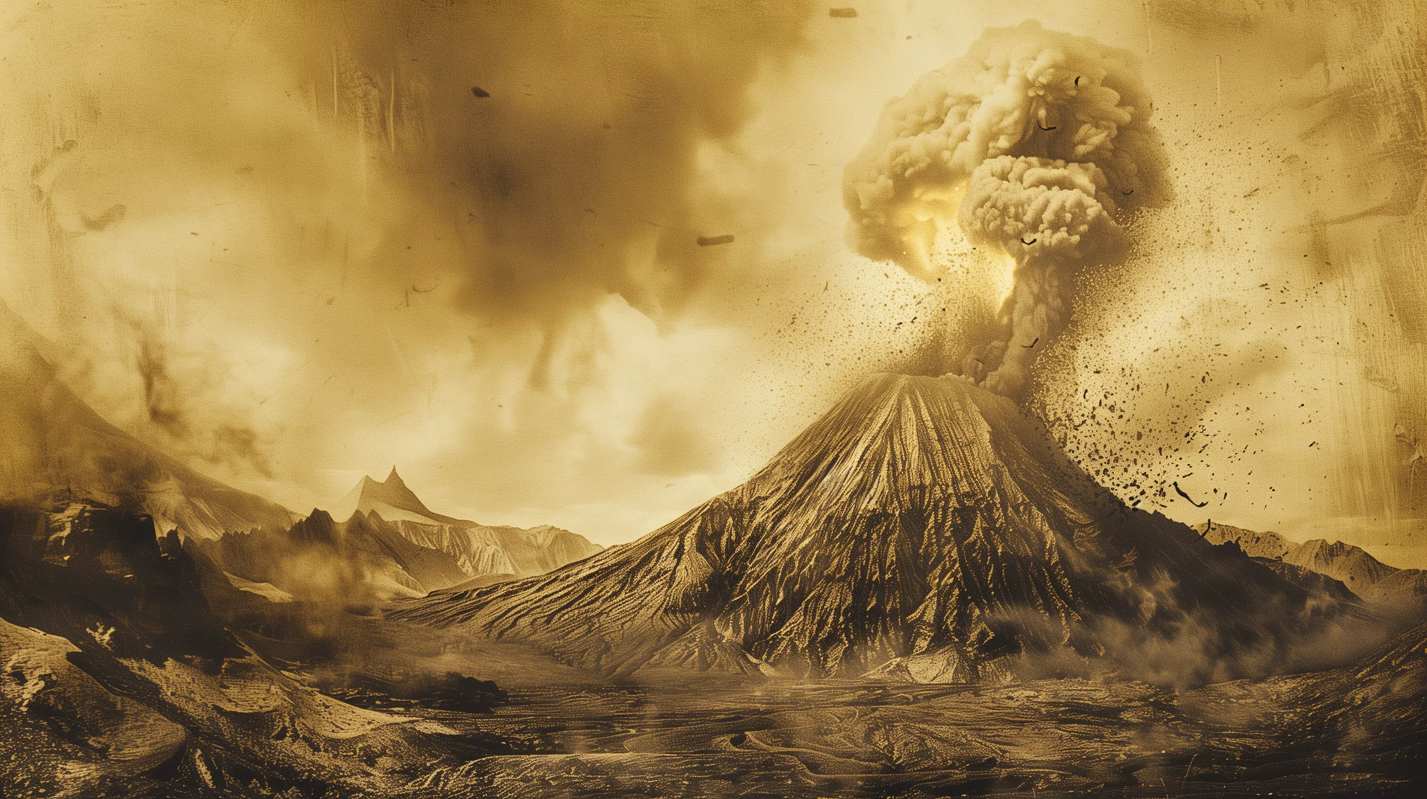 Volcanic Eruption HD Wallpaper