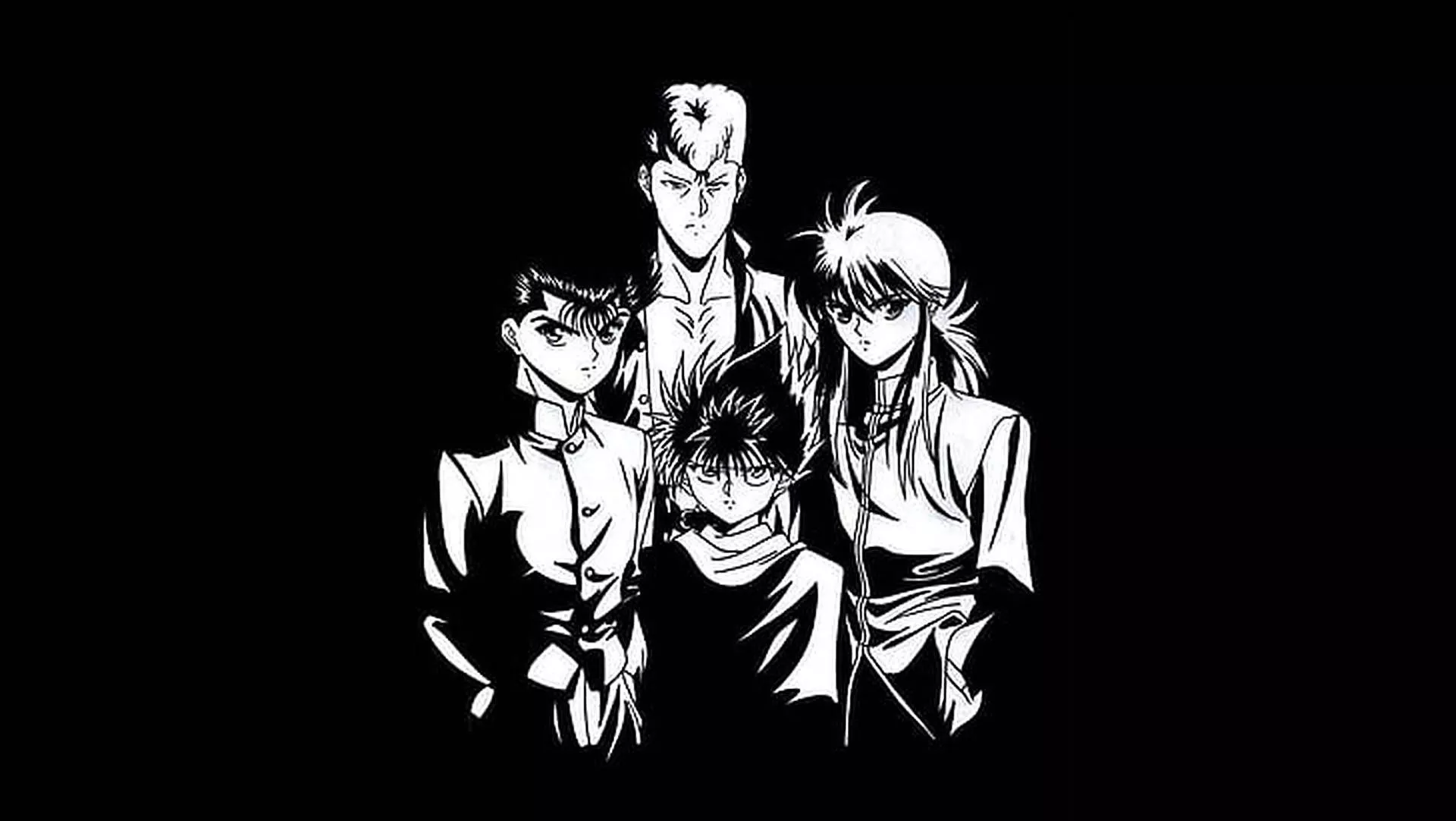 Monochromatic Poster Yuyu Hakusho
