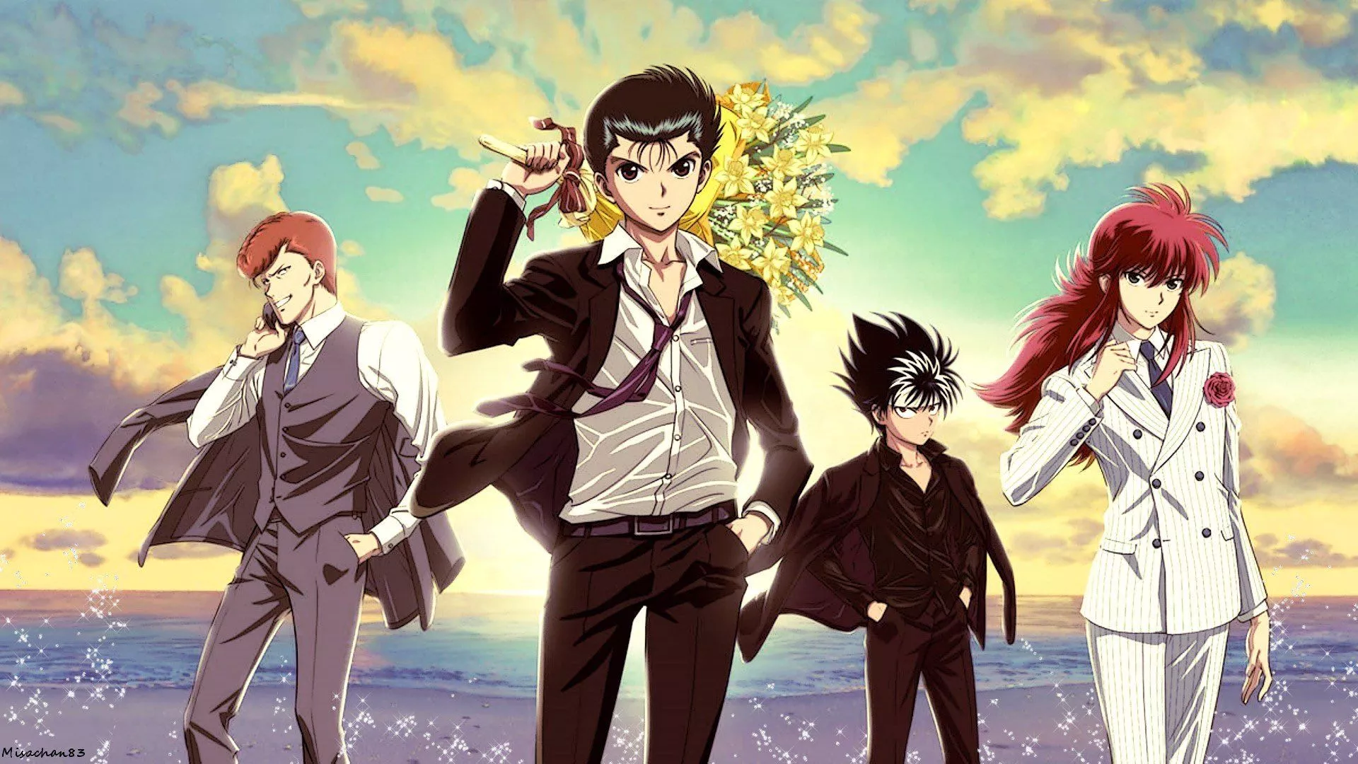 PS4 wallpaper. YuYu Hakusho