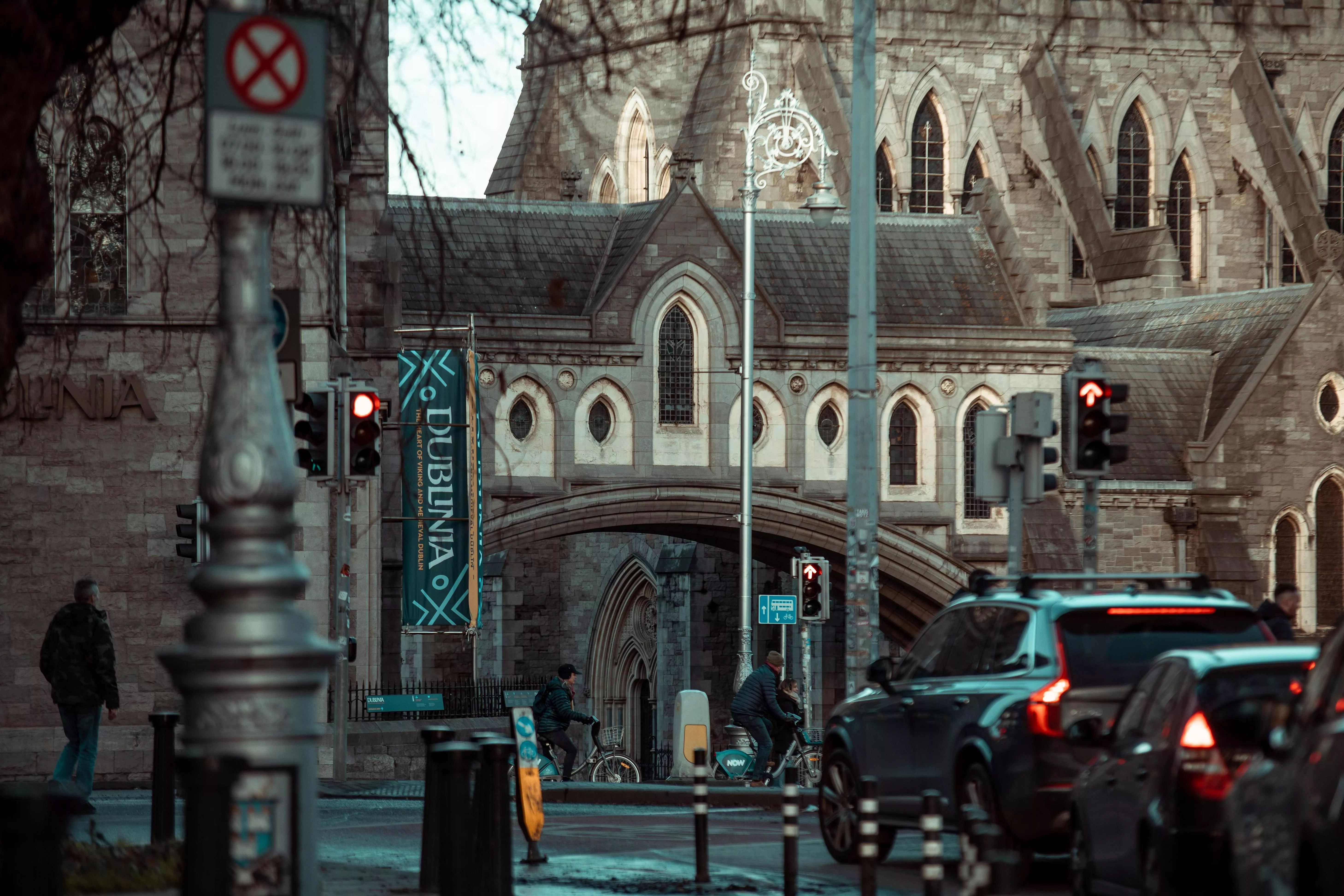Facade of a Bar in Dublin, Ireland