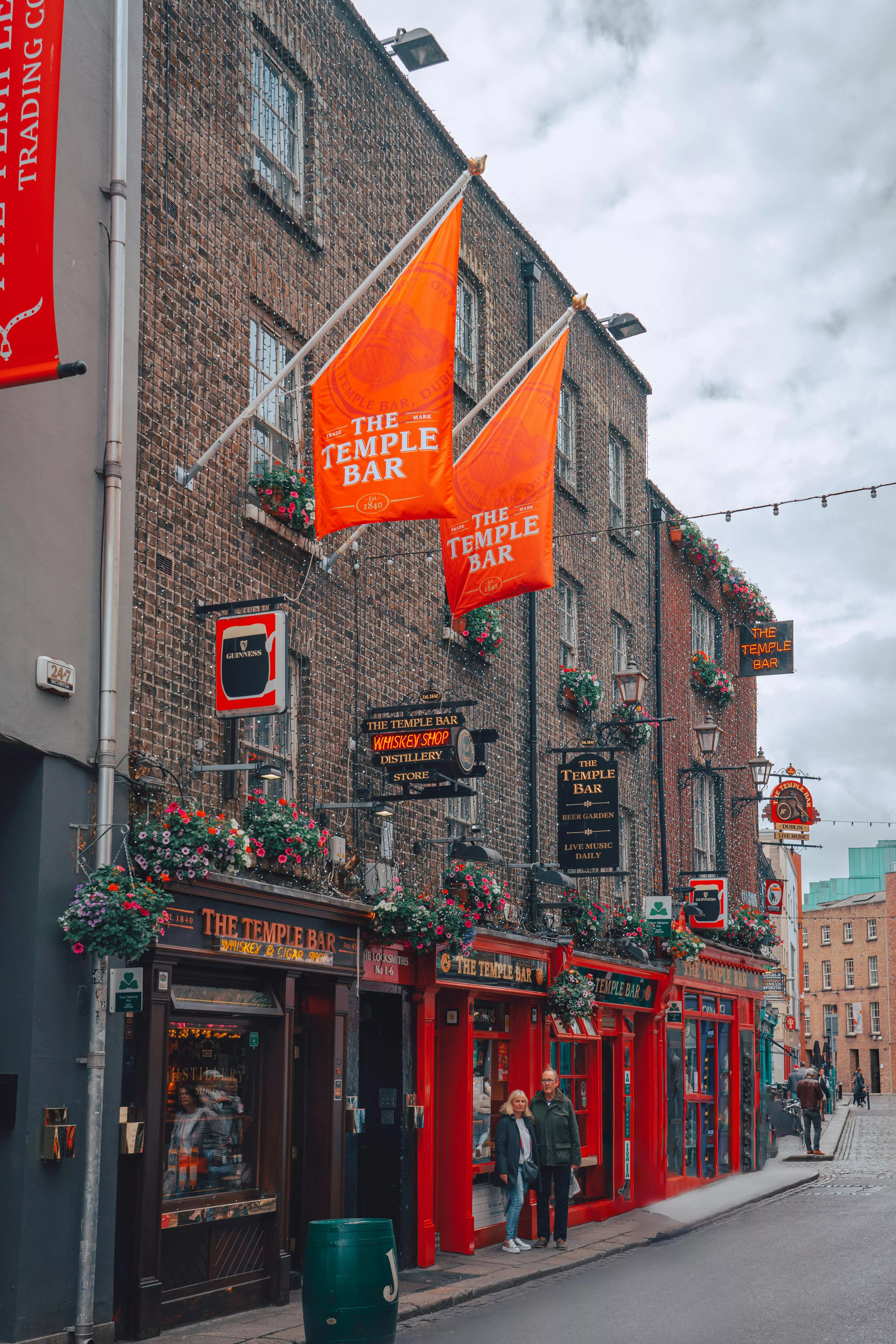 Facade of a Bar in Dublin, Ireland